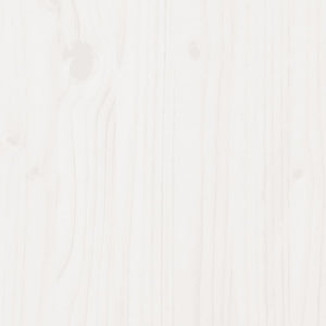 Σκελετός Κρεβ. Χωρίς Στρώμα Λευκό 150x200 εκ Μασίφ Πεύκο