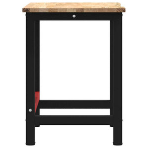 Πάγκος Εργασίας 100x60x81,5 cm Μασίφ Ξύλο Δρυς