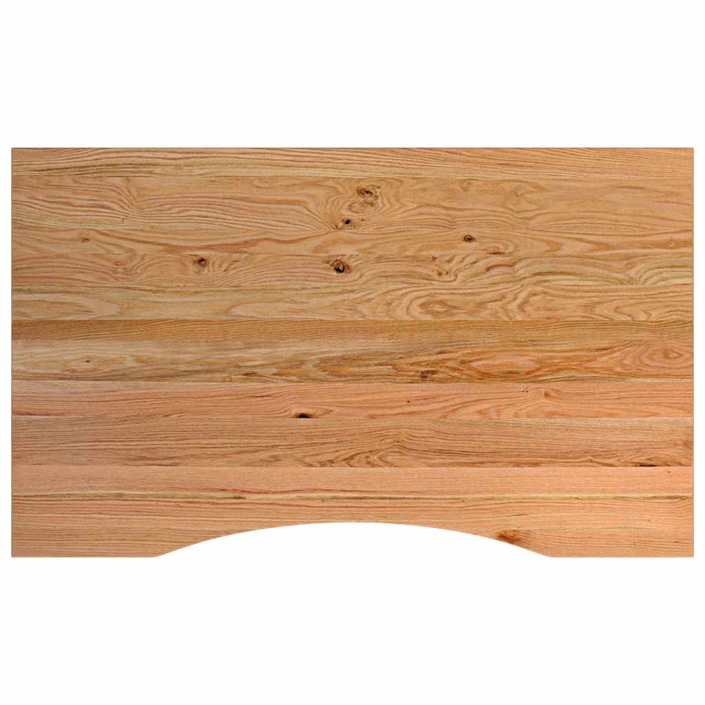 Πάγκος Εργασίας Ανοιχτό Καφέ 100x60x81,5 cm Μασίφ Ξύλο Δρυς - Pakobazaar