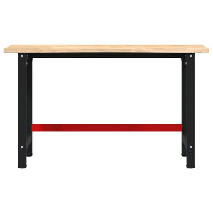 Πάγκος εργασίας  140x60x81,5 cm μασίφ ξύλο δρυς