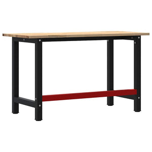 Πάγκος εργασίας  140x60x81,5 cm μασίφ ξύλο δρυς