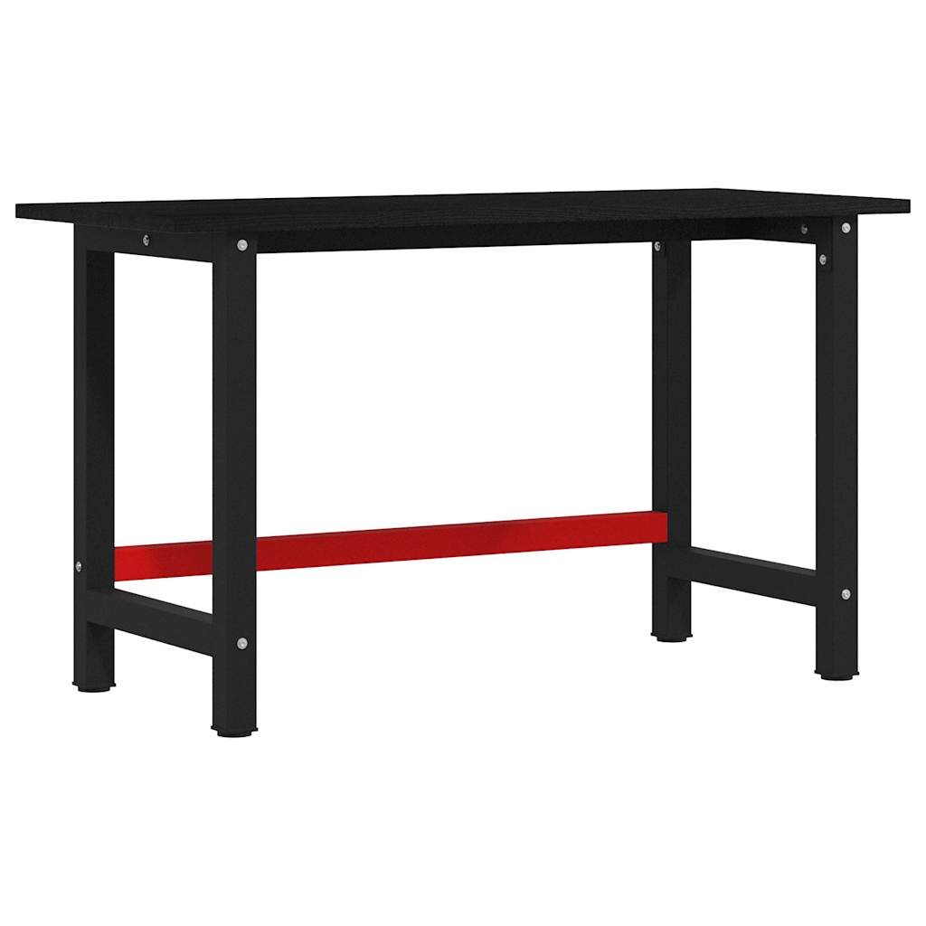 Πάγκος Εργασίας Καφέ Σκούρο 140x60x81,5 cm Μασίφ Ξύλο Δρυς - Pakobazaar