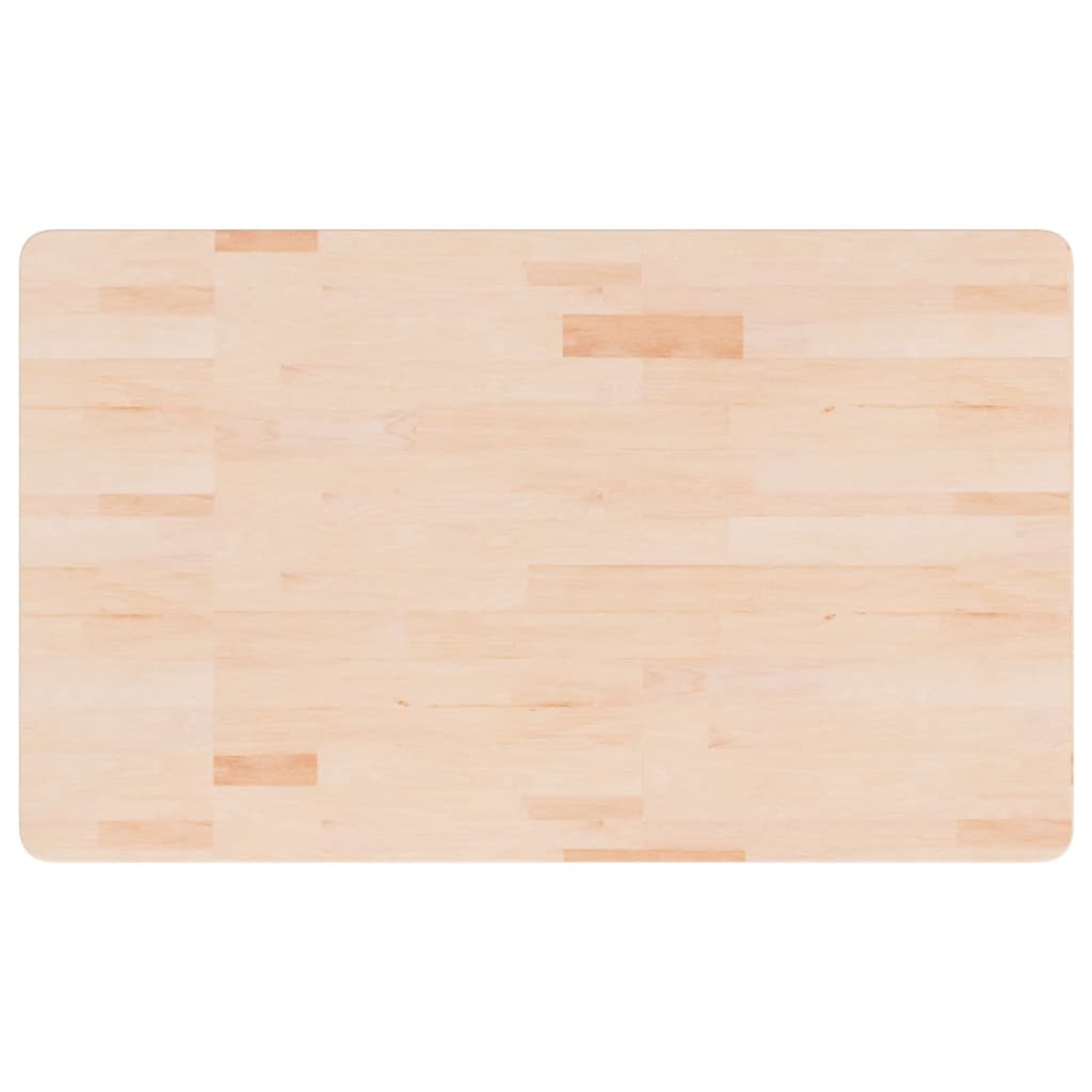 Πάγκος Εργασίας Ορθογώνιος 100x60x(71,5-98) εκ Μασίφ Ξύλο Δρυός
