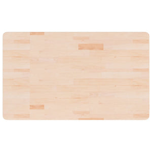Πάγκος Εργασίας Ορθογώνιος 100x60x(71,5-98) εκ Μασίφ Ξύλο Δρυός