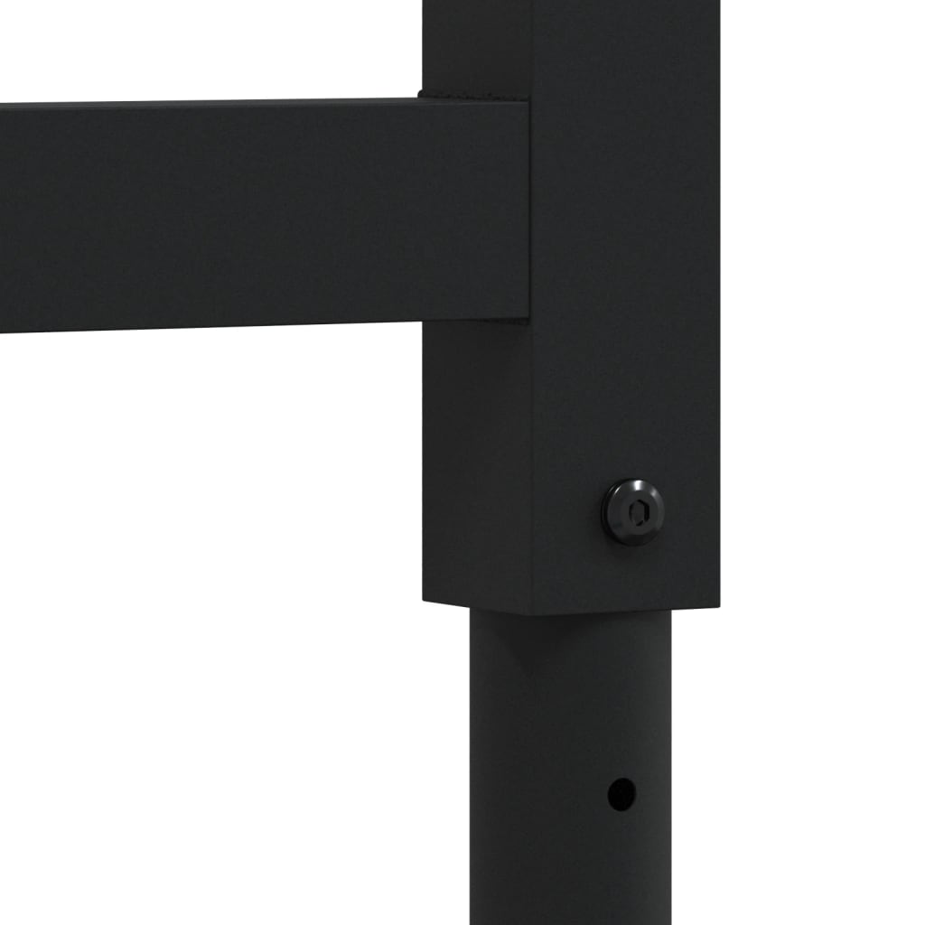 Πάγκος Εργασίας Ορθογώνιος 100x60x(73-99,5) εκ Μασίφ Ξύλο Δρυός