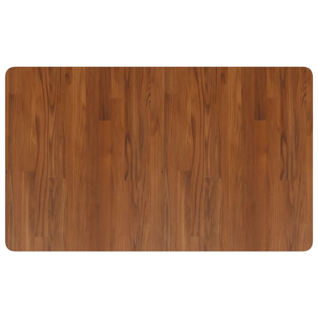 Πάγκος Εργασίας Ορθογώνιος 100x60x(71,5-98) εκ Μασίφ Ξύλο Δρυός