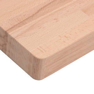 Πάγκος Εργασίας Ορθογώνιος 100x60x(73-99,5) εκ Μασίφ Ξύλο Οξιάς - Pakobazaar