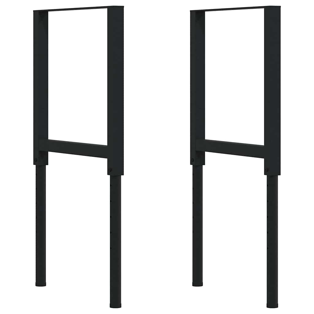 Πάγκος Εργασίας Ορθογώνιος100x60x(73-99,5)εκ Μασίφ Ξύλο Ακακίας