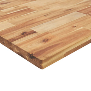 Πάγκος Εργασίας Ορθογώνιος100x60x(73-99,5)εκ Μασίφ Ξύλο Ακακίας