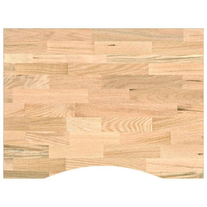 πάγκος εργασίας  80x60x(71,5-98) cm Μασίφ Ξύλο Δρυς - Pakobazaar
