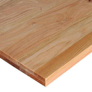 πάγκος εργασίας ανοιχτό καφέ 100x60x(71,5-98)cm μασίφ ξύλο δρυς - Pakobazaar
