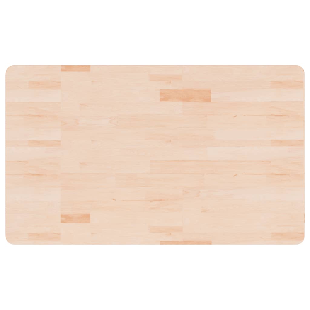 Πάγκος Εργασίας Ορθογώνιος 100x60x(71,5-98) εκ Μασίφ Ξύλο Δρυός
