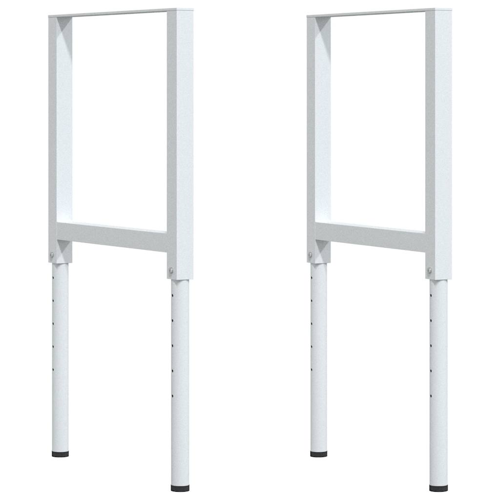 πάγκος εργασίας σκούρο καφέ 80x60x(71,5-98) cm μασίφ ξύλο δρυς