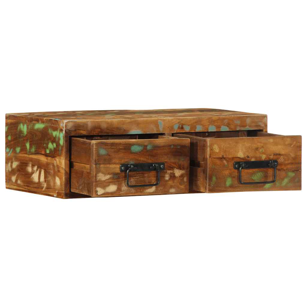 Επίτοιχο ντουλάπι τηλεόρασης 60x30x19cm Ξύλο μασίφ αναγεννημένο