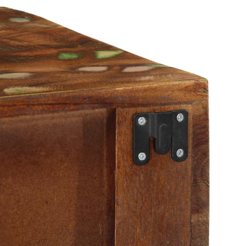 Επίτοιχο ντουλάπι τηλεόρασης 60x30x19cm Ξύλο μασίφ αναγεννημένο