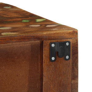 Επίτοιχο ντουλάπι τηλεόρασης 60x30x19cm Ξύλο μασίφ αναγεννημένο