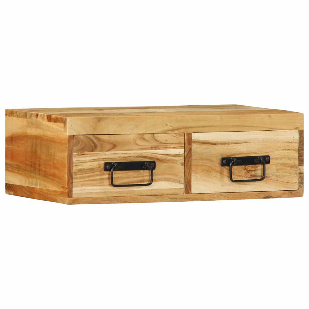 Επίτοιχο ντουλάπι τηλεόρασης 60x30x19 cm Μασίφ ξύλο ακακίας