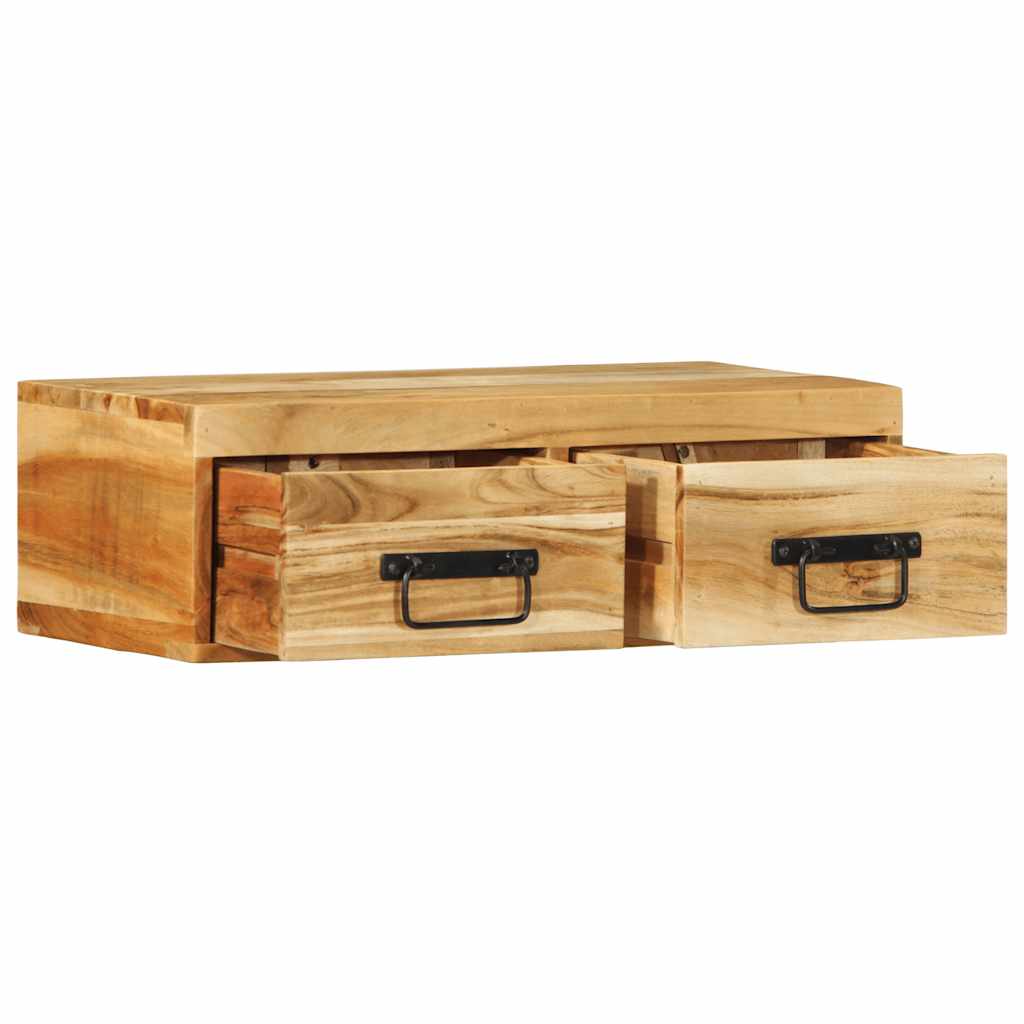 Επίτοιχο ντουλάπι τηλεόρασης 60x30x19 cm Μασίφ ξύλο ακακίας