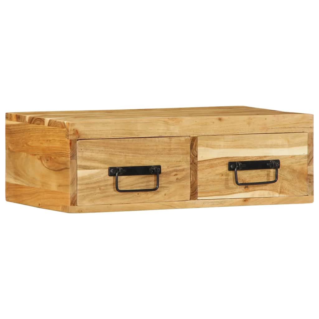 Επίτοιχο ντουλάπι τηλεόρασης 60x30x19 cm Μασίφ ξύλο ακακίας