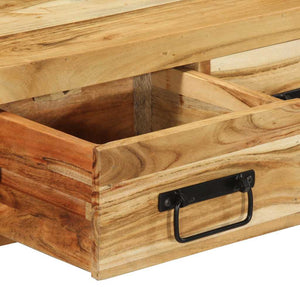 Επίτοιχο ντουλάπι τηλεόρασης 60x30x19 cm Μασίφ ξύλο ακακίας