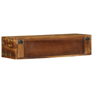 Επίτοιχο ντουλάπι τηλεόρασης 80x30x19cm Ξύλο μασίφ αναγεννημένο
