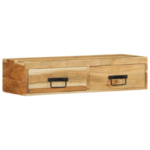 Επίτοιχο ντουλάπι τηλεόρασης 80x30x19 cm Μασίφ ξύλο ακακίας