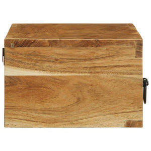 Επίτοιχο ντουλάπι τηλεόρασης 80x30x19 cm Μασίφ ξύλο ακακίας