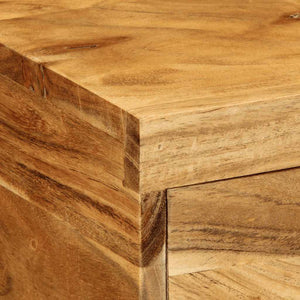 Επίτοιχο ντουλάπι τηλεόρασης 80x30x19 cm Μασίφ ξύλο ακακίας
