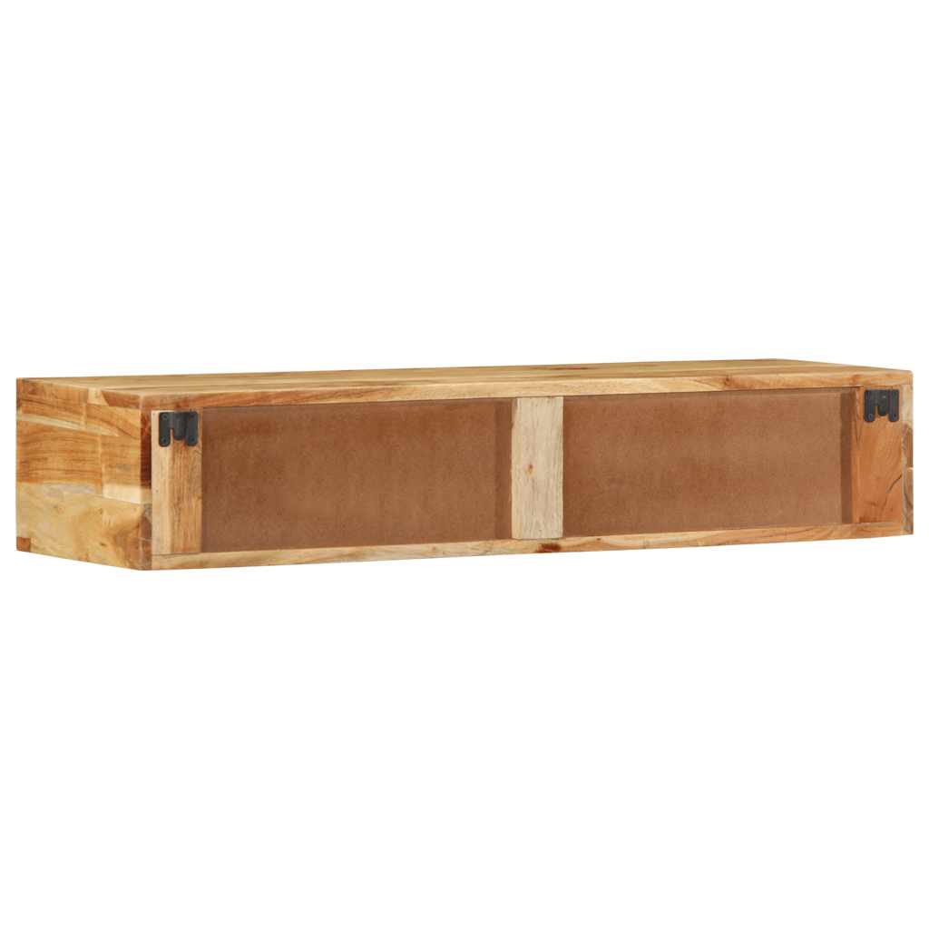 Επίτοιχο ντουλάπι τηλεόρασης 100x30x19 cm Μασίφ ξύλο ακακίας - Pakobazaar