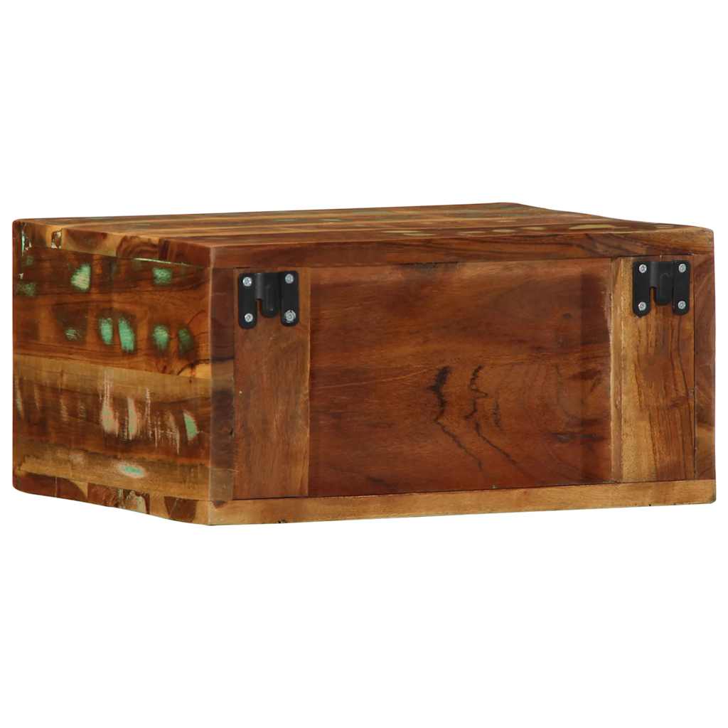 Επίτοιχο ντουλάπι τηλεόρασης 40x30x19cm Ξύλο μασίφ αναγεννημένο