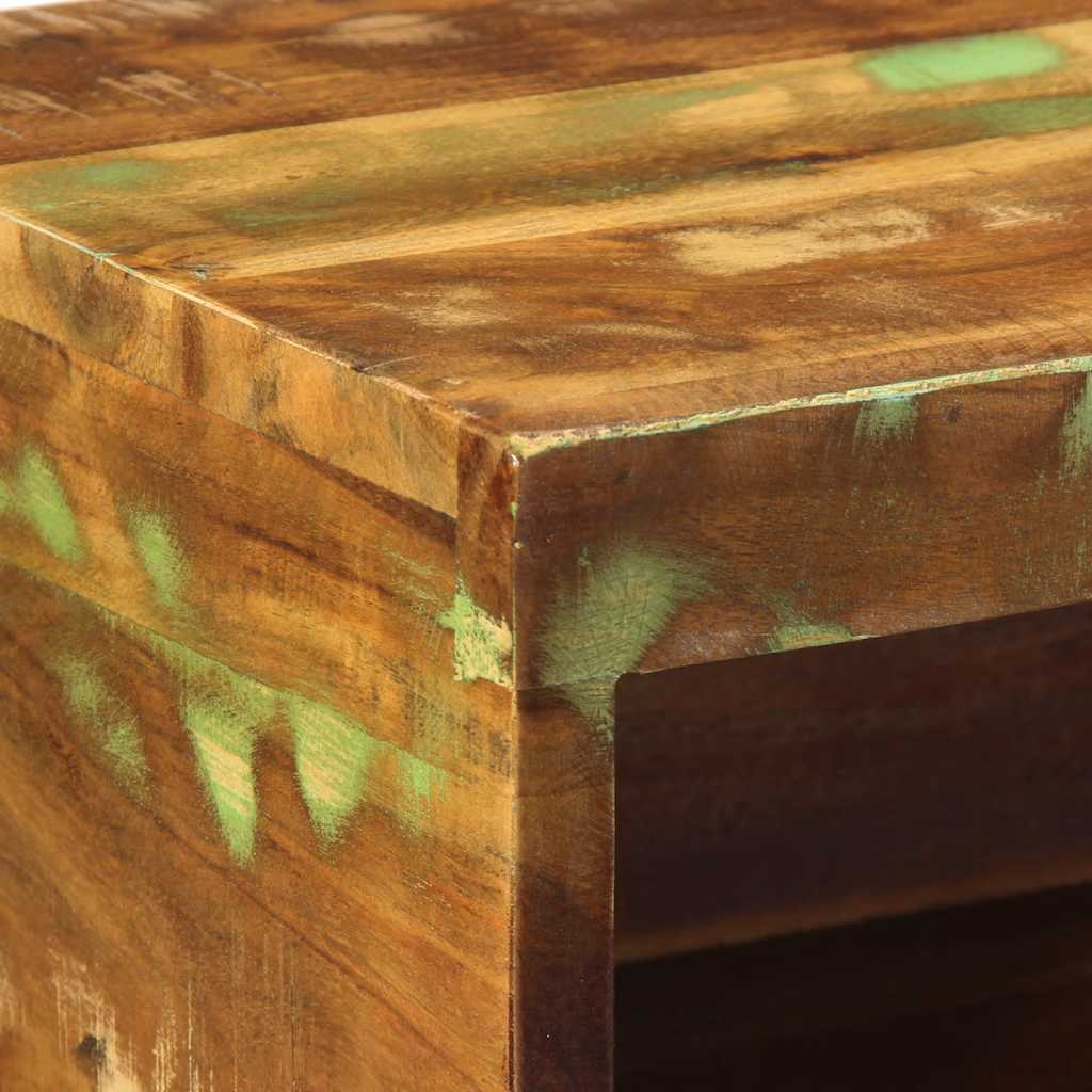 Επίτοιχο ντουλάπι τηλεόρασης 40x30x19cm Ξύλο μασίφ αναγεννημένο