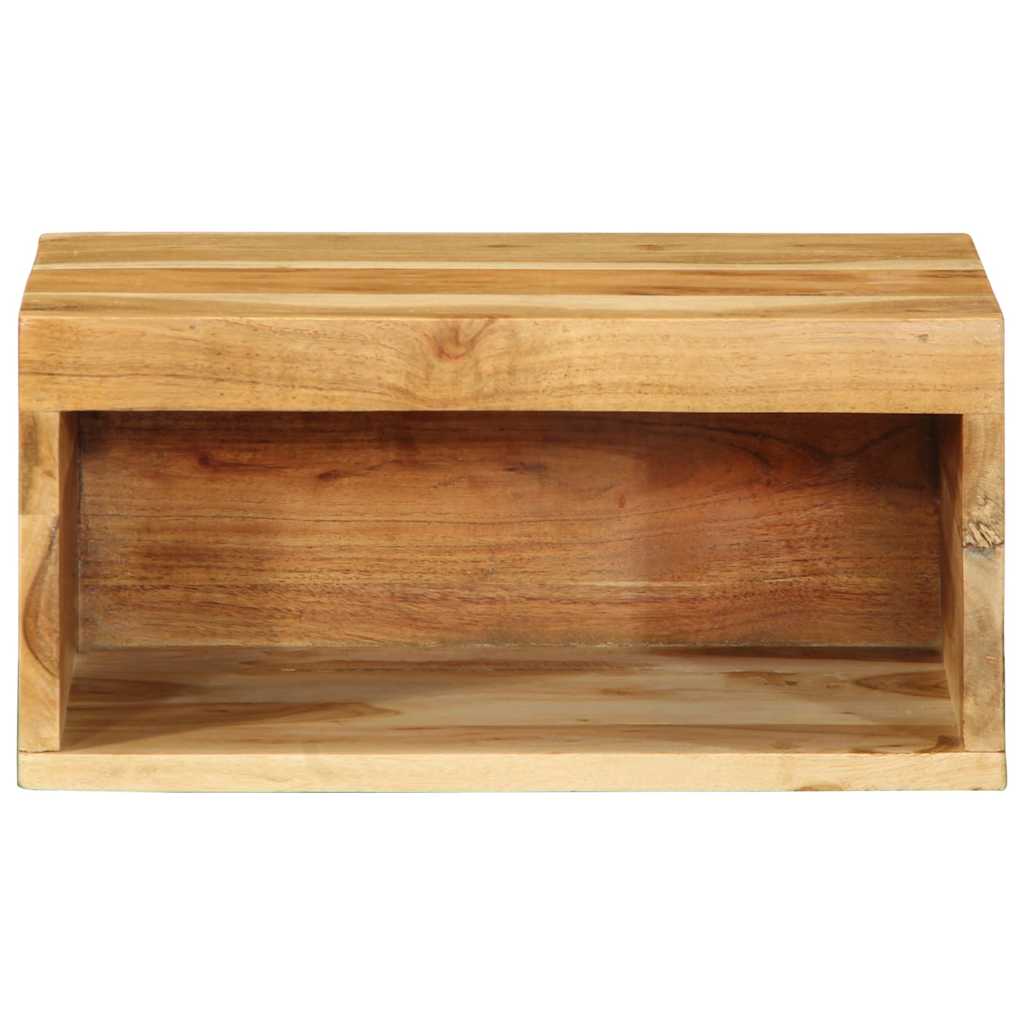 Επίτοιχο ντουλάπι τηλεόρασης 40x30x19 cm Μασίφ ξύλο ακακίας - Pakobazaar