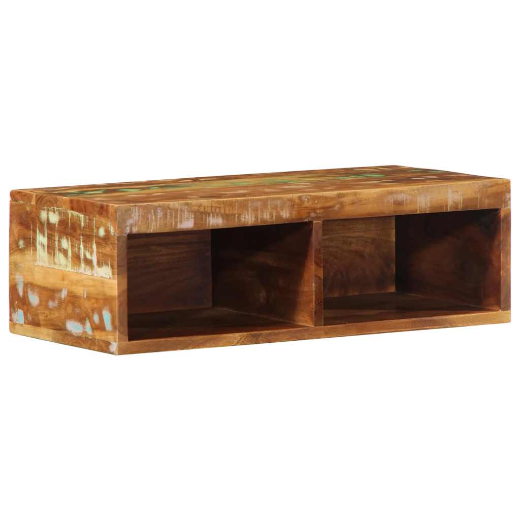 Επίτοιχο ντουλάπι τηλεόρασης 60x30x19cm Ξύλο μασίφ αναγεννημένο