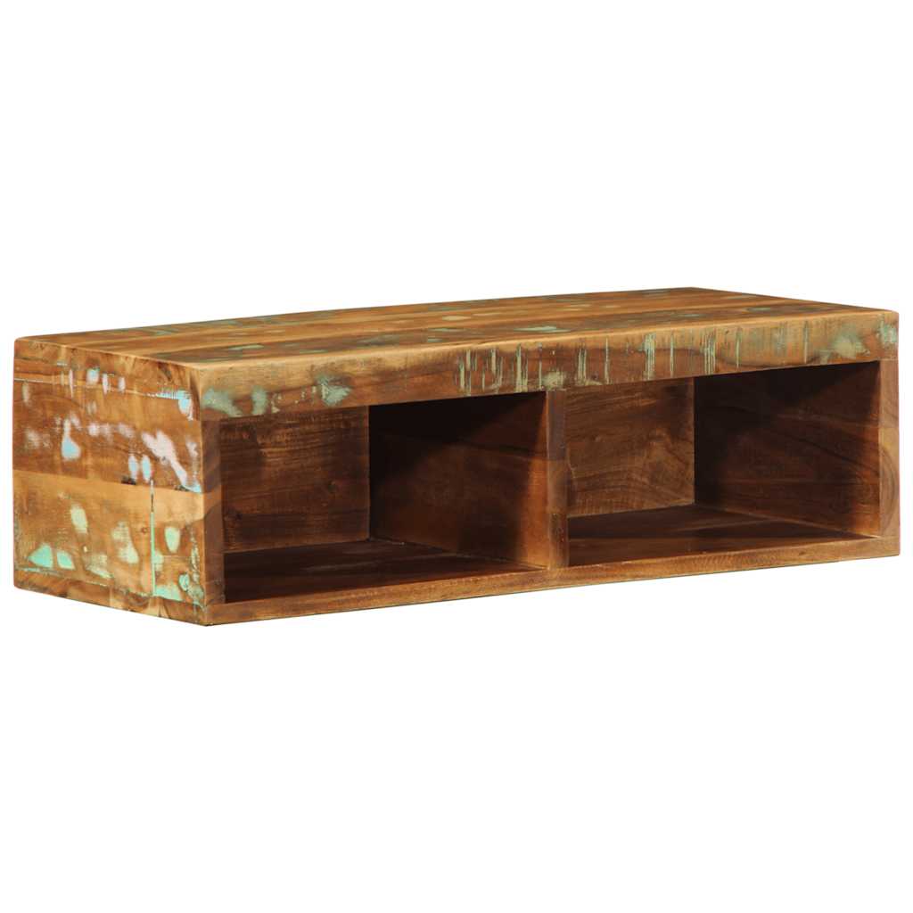 Επίτοιχο ντουλάπι τηλεόρασης 60x30x19cm Ξύλο μασίφ αναγεννημένο