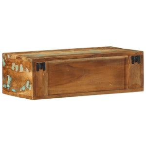 Επίτοιχο ντουλάπι τηλεόρασης 60x30x19cm Ξύλο μασίφ αναγεννημένο