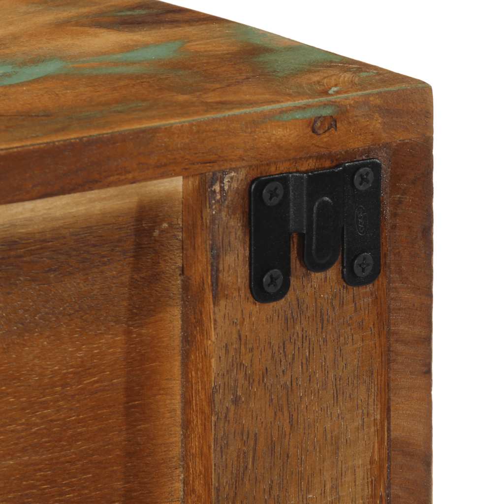 Επίτοιχο ντουλάπι τηλεόρασης 60x30x19cm Ξύλο μασίφ αναγεννημένο