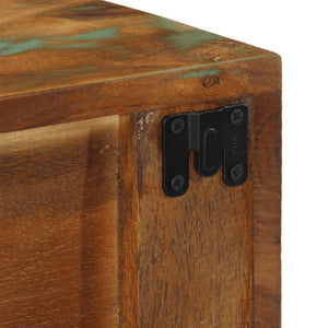 Επίτοιχο ντουλάπι τηλεόρασης 60x30x19cm Ξύλο μασίφ αναγεννημένο