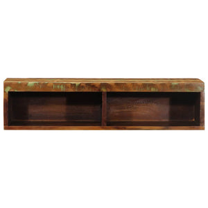 Επίτοιχο ντουλάπι τηλεόρασης 80x30x19cm Ξύλο μασίφ αναγεννημένο