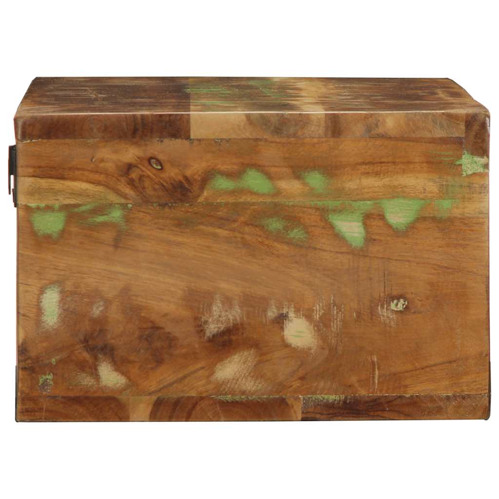 Επίτοιχο ντουλάπι τηλεόρασης 80x30x19cm Ξύλο μασίφ αναγεννημένο