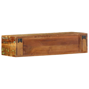 Επίτοιχο ντουλάπι τηλεόρασης 80x30x19cm Ξύλο μασίφ αναγεννημένο