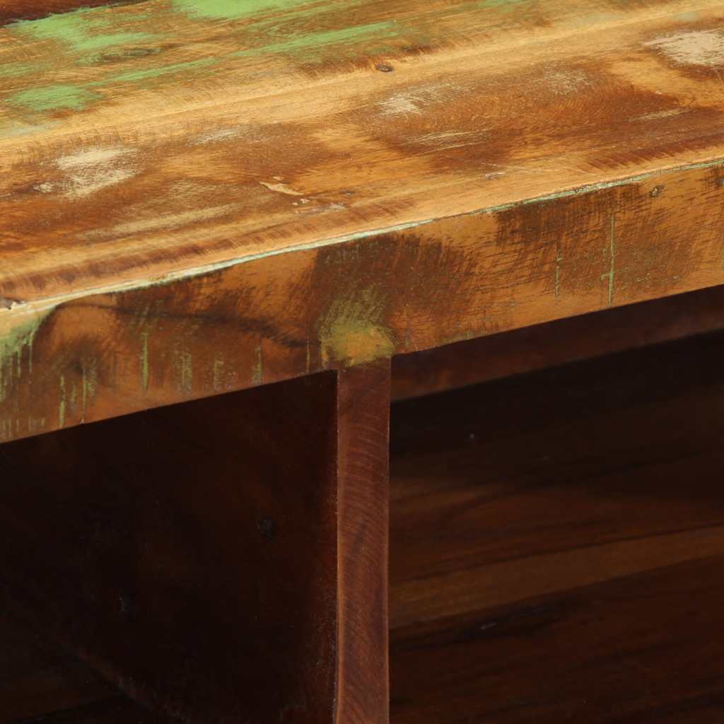 Επίτοιχο ντουλάπι τηλεόρασης 80x30x19cm Ξύλο μασίφ αναγεννημένο