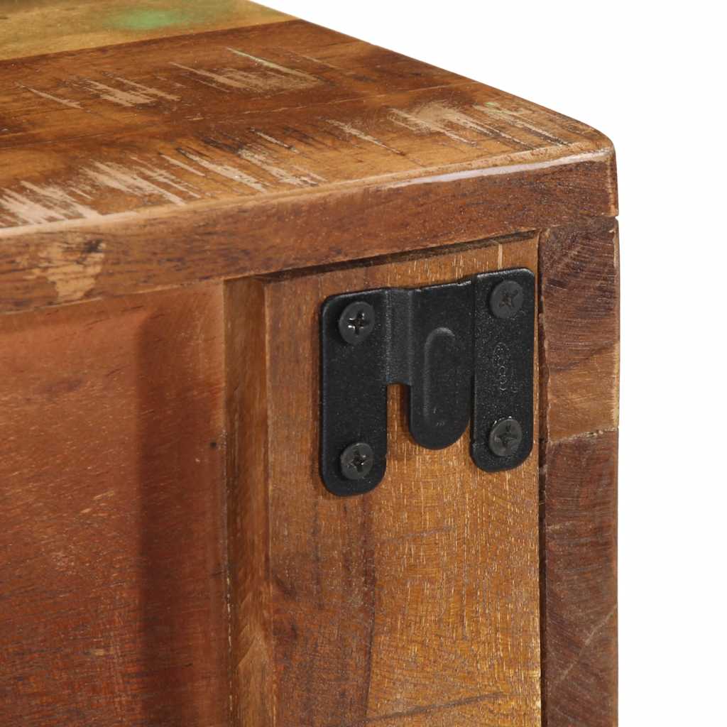 Επίτοιχο ντουλάπι τηλεόρασης 80x30x19cm Ξύλο μασίφ αναγεννημένο