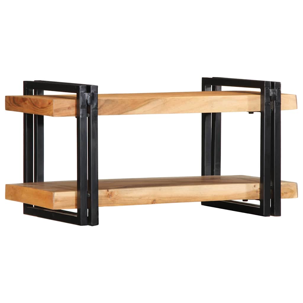 Ράφι τοίχου 70x33x35 cm μασίφ ξύλο ακακίας - Pakobazaar