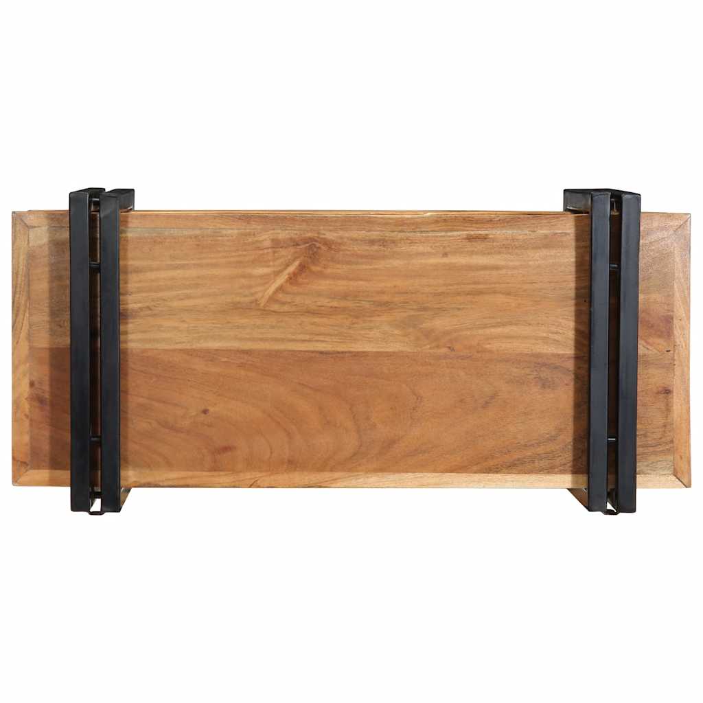 Ράφι τοίχου 70x33x35 cm μασίφ ξύλο ακακίας - Pakobazaar