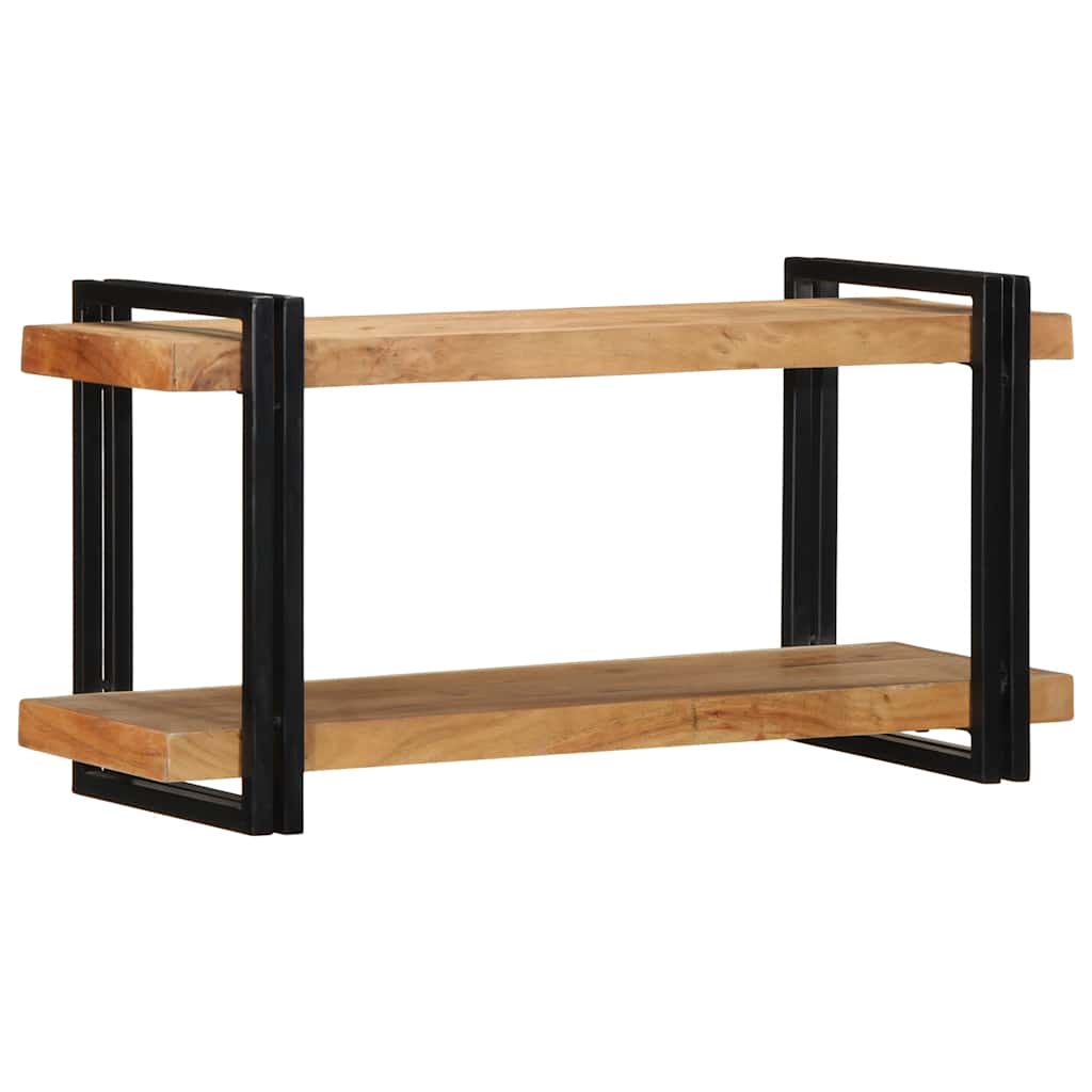 Ράφι τοίχου 90x33x45 cm μασίφ ξύλο ακακίας
