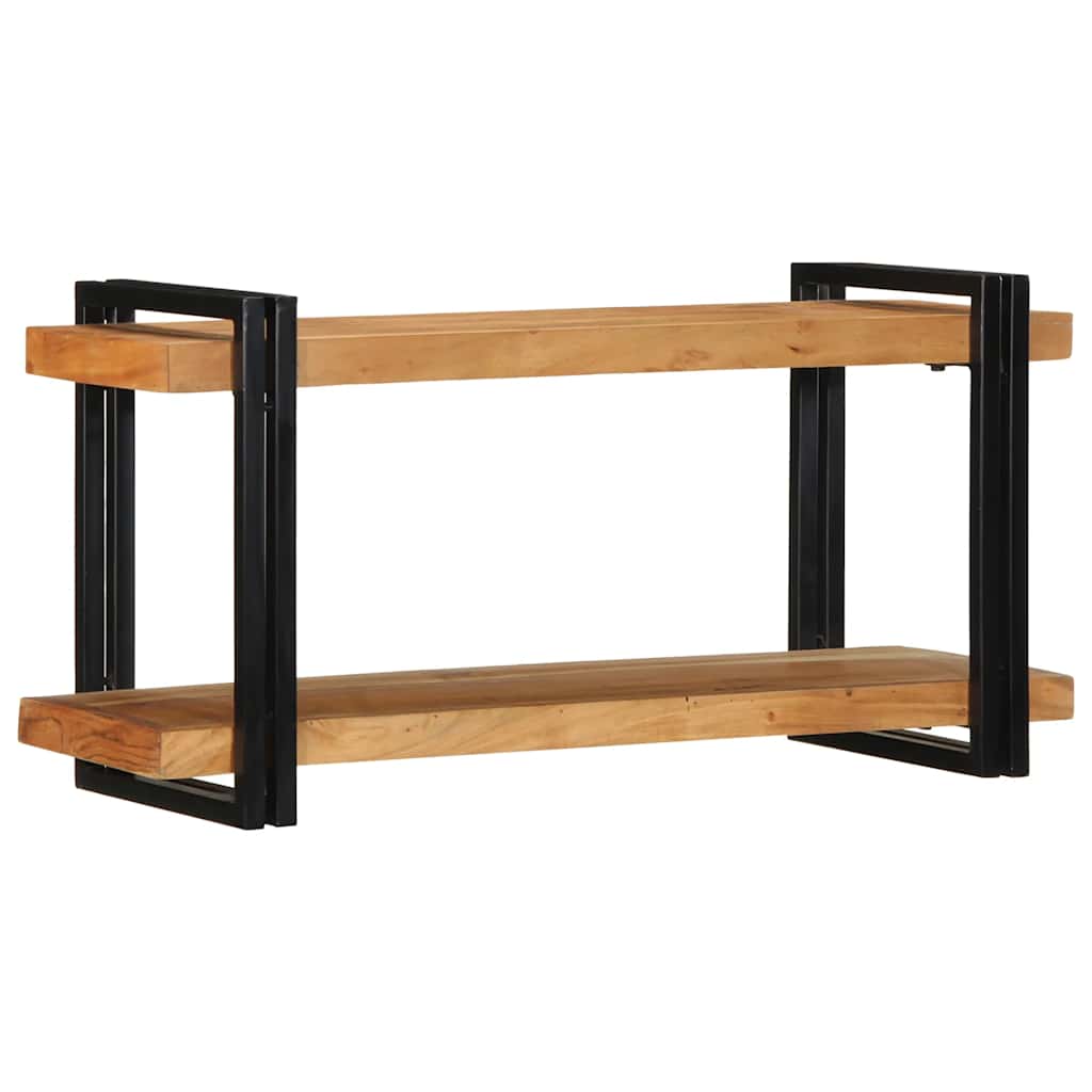 Ράφι τοίχου 90x33x45 cm μασίφ ξύλο ακακίας