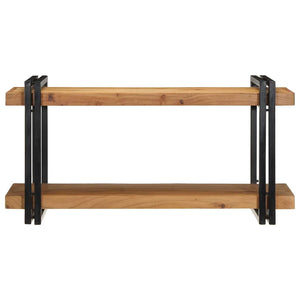 Ράφι τοίχου 90x33x45 cm μασίφ ξύλο ακακίας