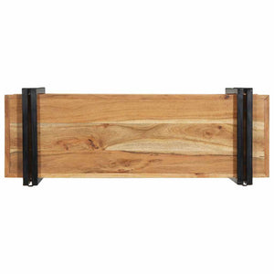 Ράφι τοίχου 90x33x45 cm μασίφ ξύλο ακακίας