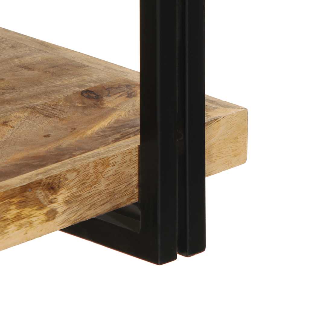 Ράφι τοίχου 110x33x45 cm Στερεό ακατέργαστο ξύλο Mango - Pakobazaar