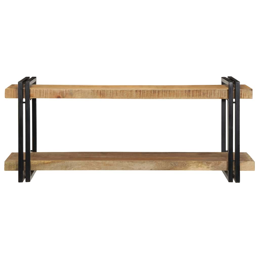 Ράφι τοίχου 110x33x45 cm Στερεό ακατέργαστο ξύλο Mango - Pakobazaar